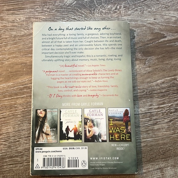 If I stay by Gayle Forman - Picture 2 of 2